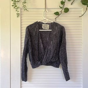 Acacia 💜 Cupro long sleeve top S